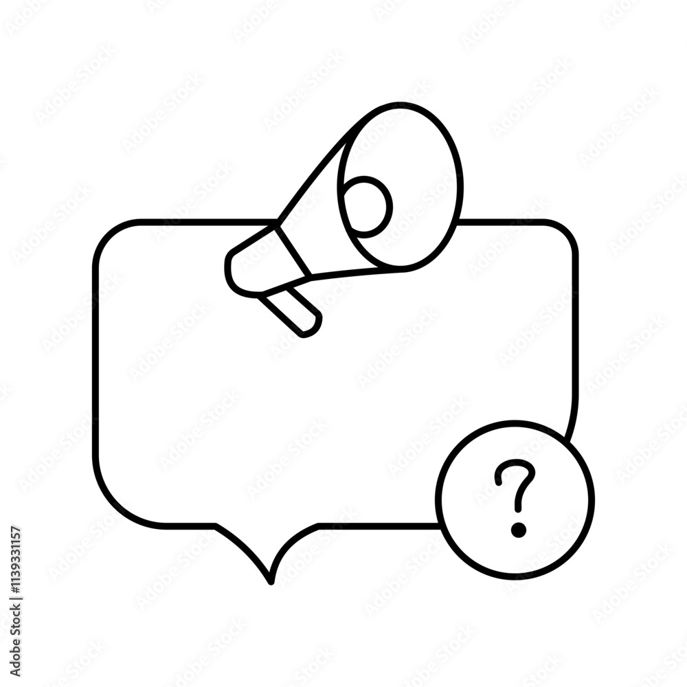 Question box simple template vector illustration Question box simple template vector illustration