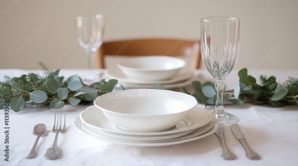 Elegant Minimalist Christmas Tablescape Design Elegant Minimalist Christmas Tablescape Design
