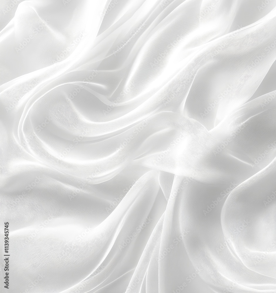 Abstract White Background with Smooth Lighting, Generative AI Abstract White Background with Smooth Lighting, Generative AI