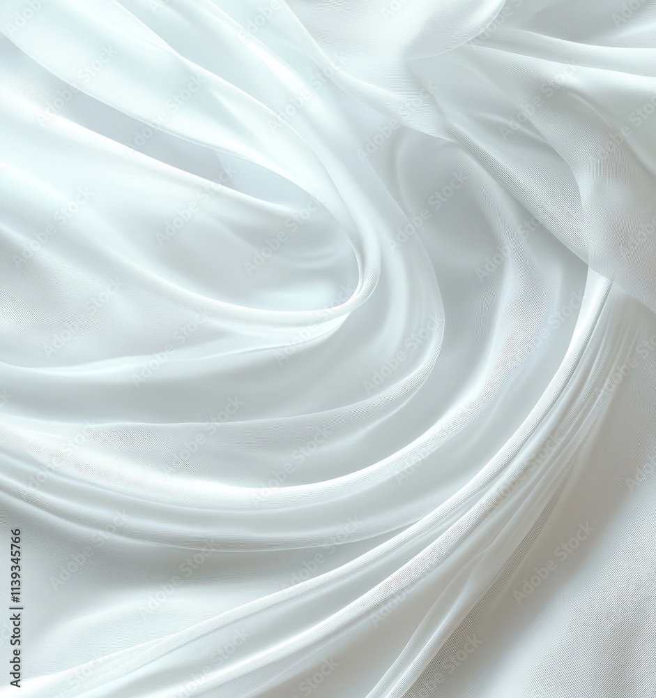 Fototapeta premium Abstract White Background with Smooth Lighting, Generative AI