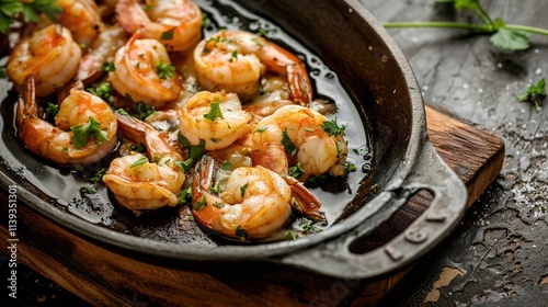 The Delectable Shrimp Scampi: A Tempting Seafood Dish with Rich Flavors and Aromatic Allure.
