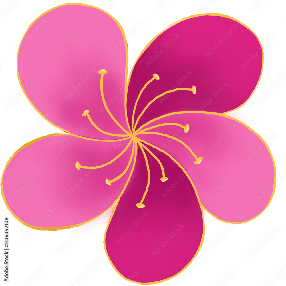 Fototapeta premium Pink flower