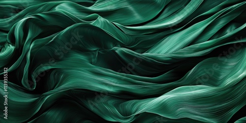 Green fabric texture