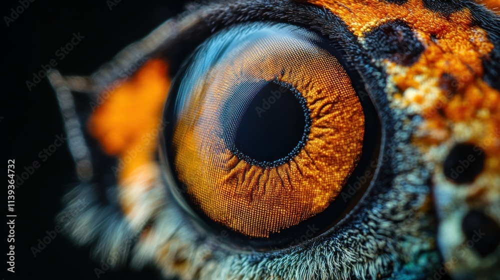 Magnificent Macro Shot: Unveiling the Intricate Beauty of a Butterfly's Eye Magnificent Macro Shot: Unveiling the Intricate Beauty of a Butterfly's Eye
