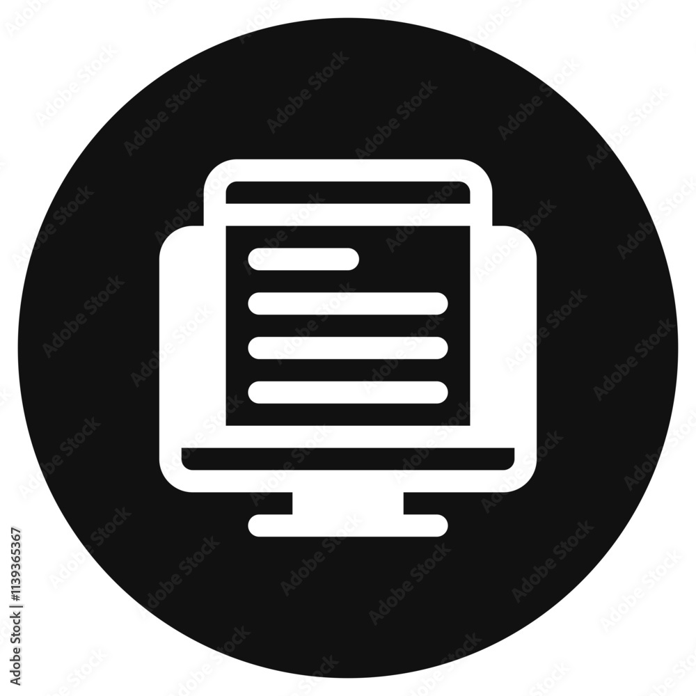 Editable web article vector icon. Online learning, course, tutorial. Part of a big icon set family. Perfect for web and app interfaces, presentations, infographics, etc Editable web article vector icon. Online learning, course, tutorial. Part of a big icon set family. Perfect for web and app interfaces, presentations, infographics, etc