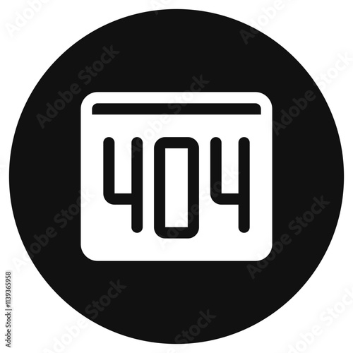 Editable 404 error, page not found vector icon. Part of a big icon set family. Perfect for web and app interfaces, presentations, infographics, etc