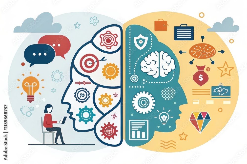 Creative Thinking and Strategic Planning A Visual Depiction of the Two Sides of the Brain Creative Thinking and Strategic Planning A Visual Depiction of the Two Sides of the Brain