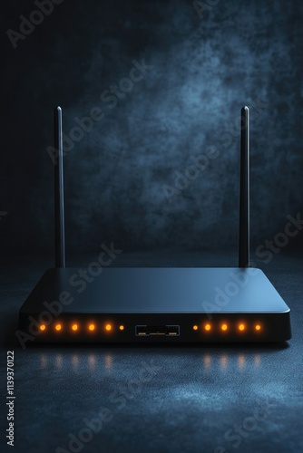 Wireless Router Close-Up