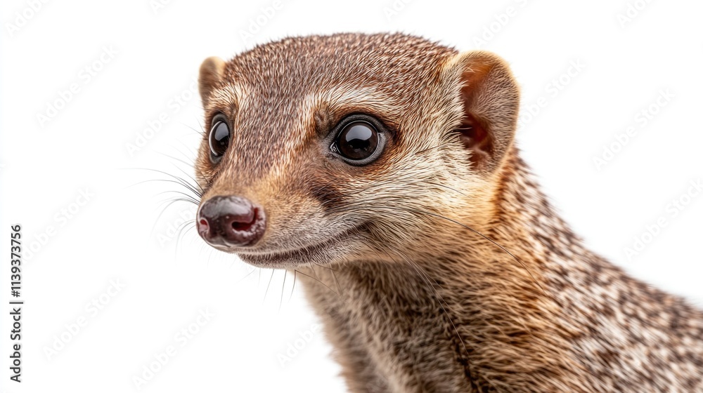 Fototapeta premium Small animal on white background