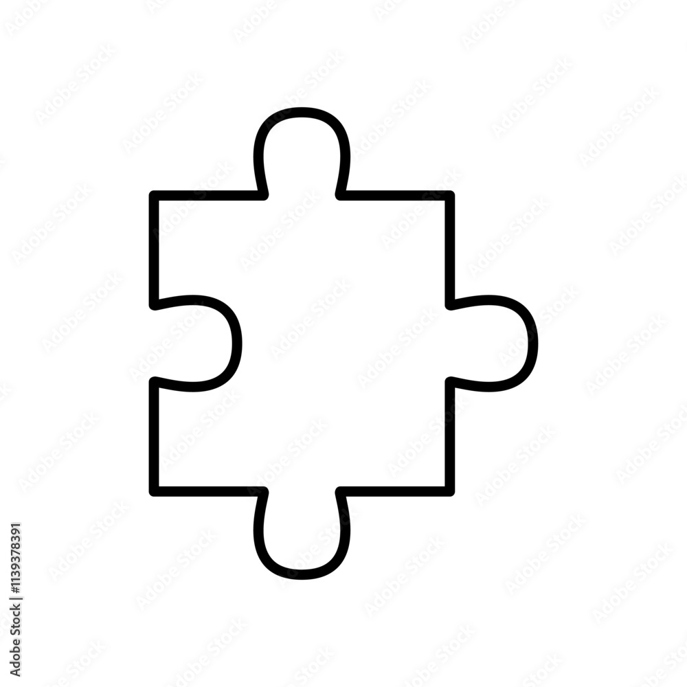Puzzle icon flat vector template design trendy Puzzle icon flat vector template design trendy