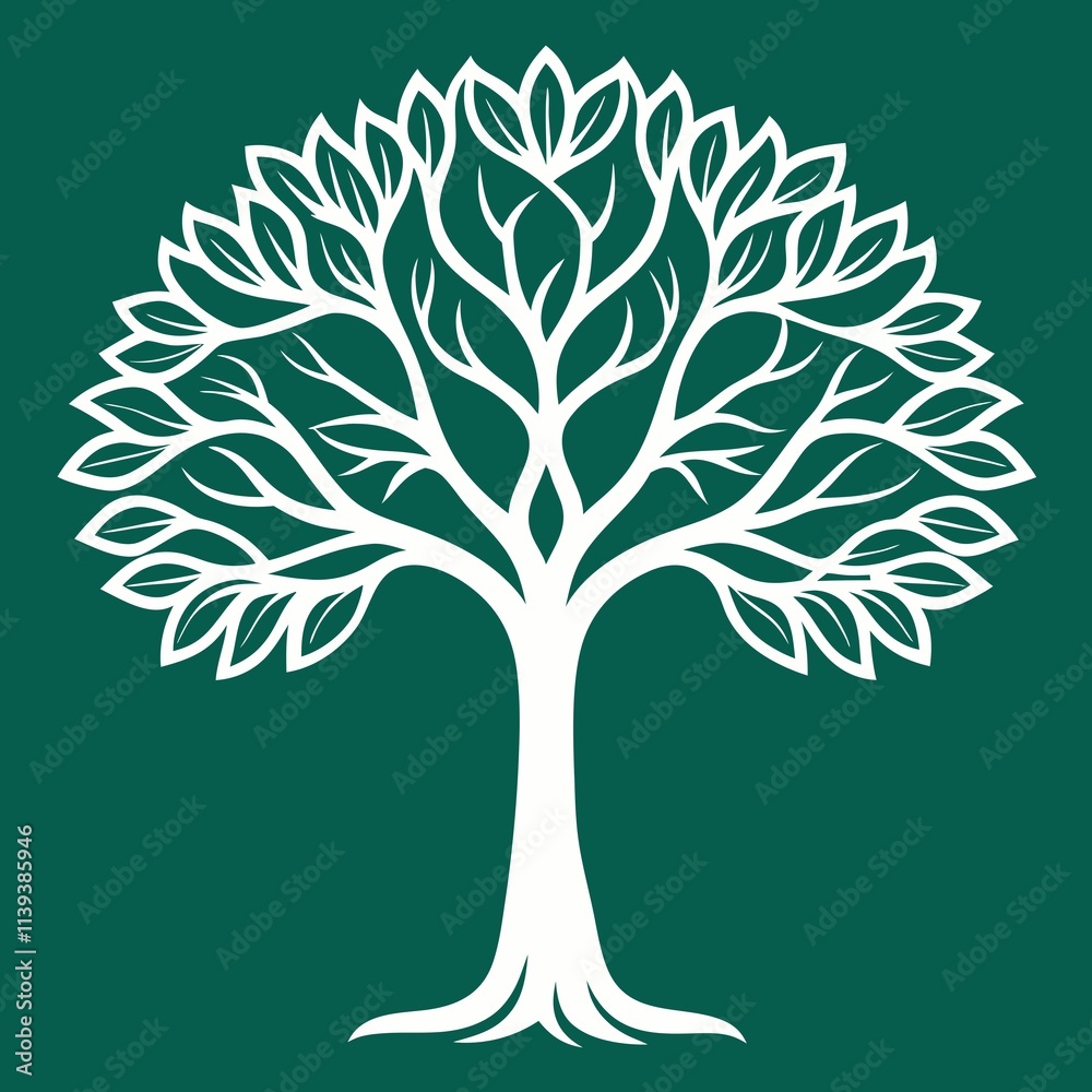 Obraz premium tree with green leaves