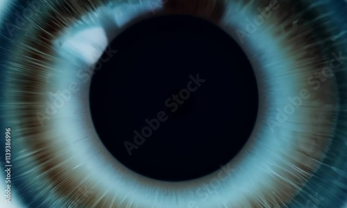 Close-up of a human eye showcasing intricate details and colors.