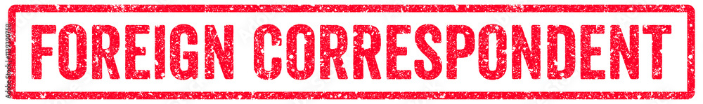 Foreign Correspondent Stamp Transparent Seal, Red Grunge Foreign Correspondent Word Rubber Stamp Seal Foreign Correspondent Stamp Transparent Seal, Red Grunge Foreign Correspondent Word Rubber Stamp Seal