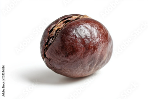 Coffee bean on white background photo