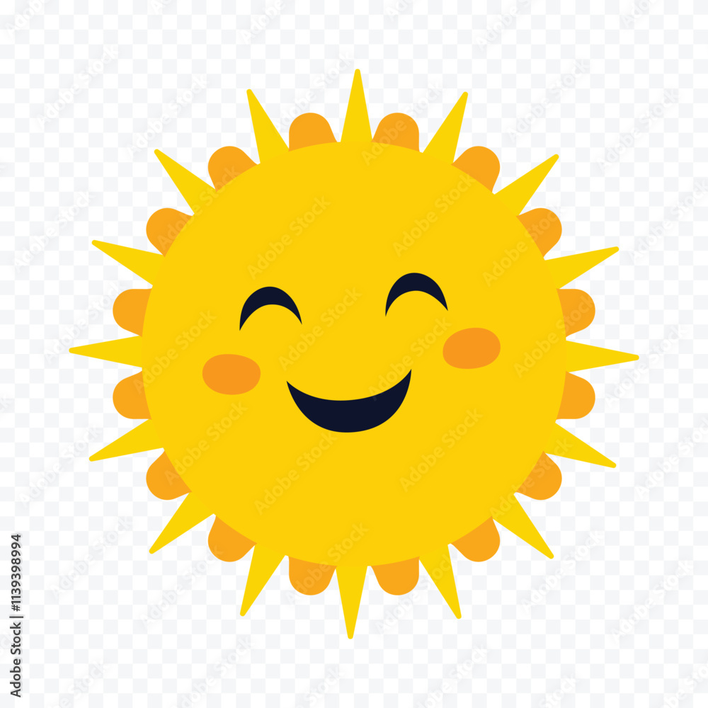 Hand draw cute sun illustration on white background Hand draw cute sun illustration on white background