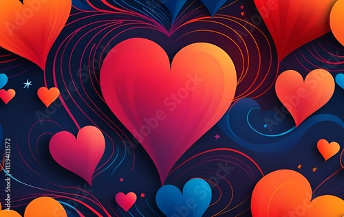 Heart background image, anniversary, love, birthday, Valentine's Day photo