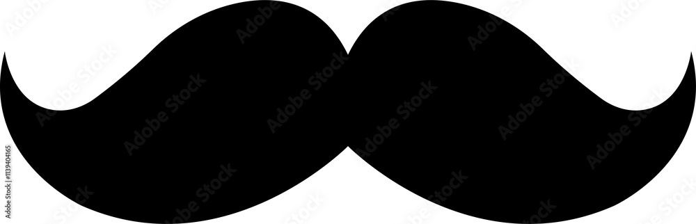 Moustache vector icon. Whisker icon. Black Fill silhouette of adult man moustaches. Symbol of Fathers day. Barber symbol isolated on transparent background for Website page and mobile app design. Moustache vector icon. Whisker icon. Black Fill silhouette of adult man moustaches. Symbol of Fathers day. Barber symbol isolated on transparent background for Website page and mobile app design.