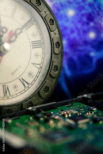 clock and money