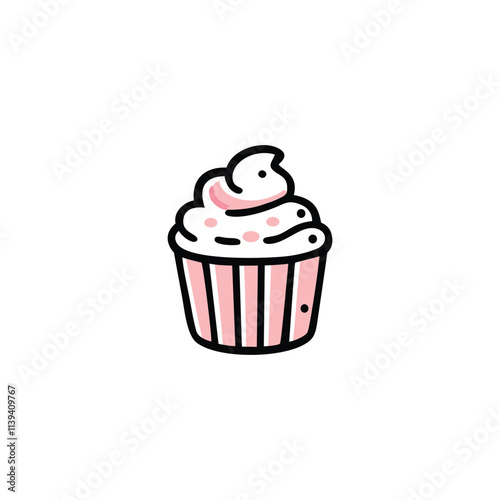 cupcake with cream