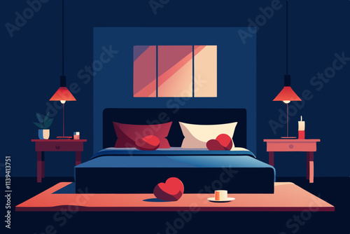 illustration of a modern living room