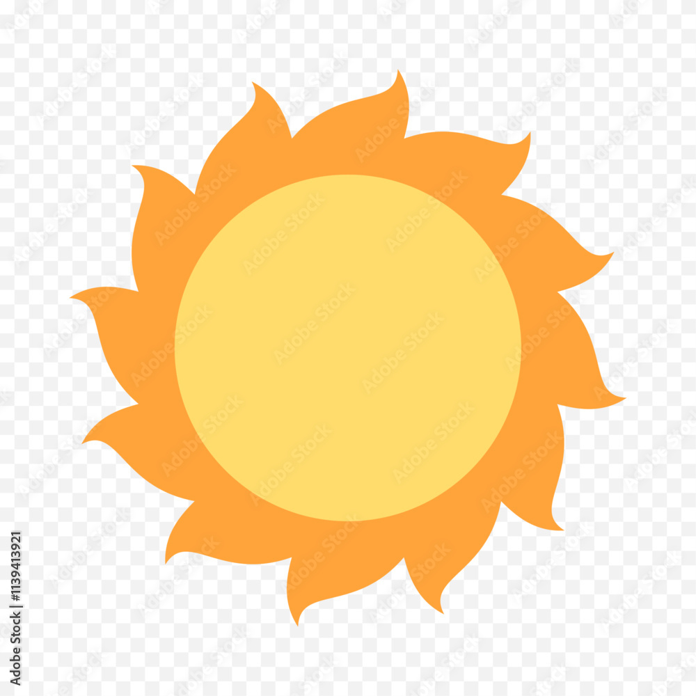 Hand draw cute sun illustration on white background Hand draw cute sun illustration on white background