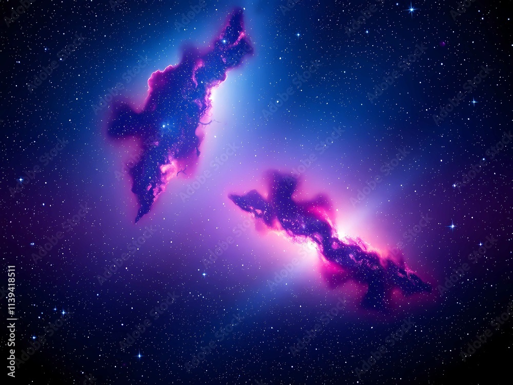 Fototapeta premium awesome pink space