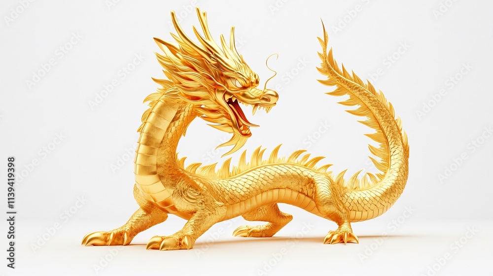 Majestic Golden Dragon: A Symbol of Power and Prosperity Majestic Golden Dragon: A Symbol of Power and Prosperity