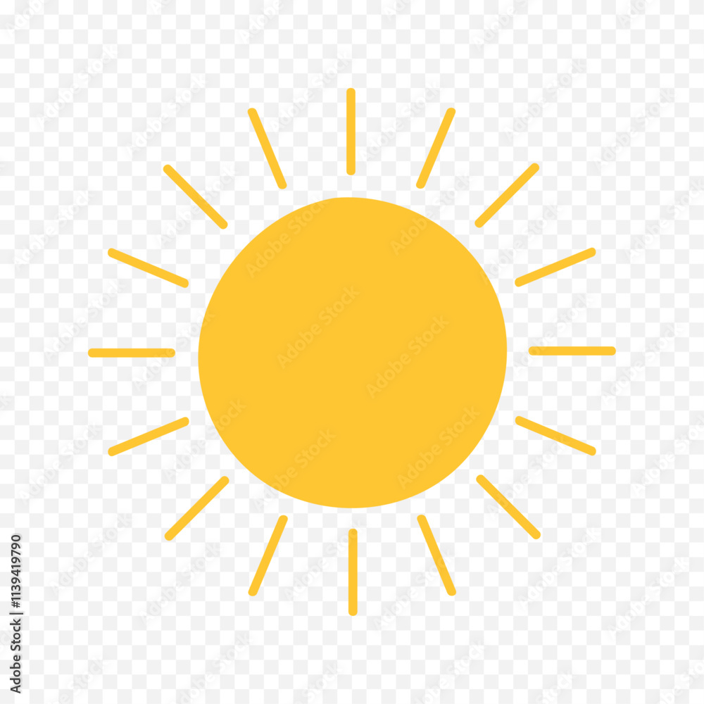Hand draw cute sun illustration on white background Hand draw cute sun illustration on white background