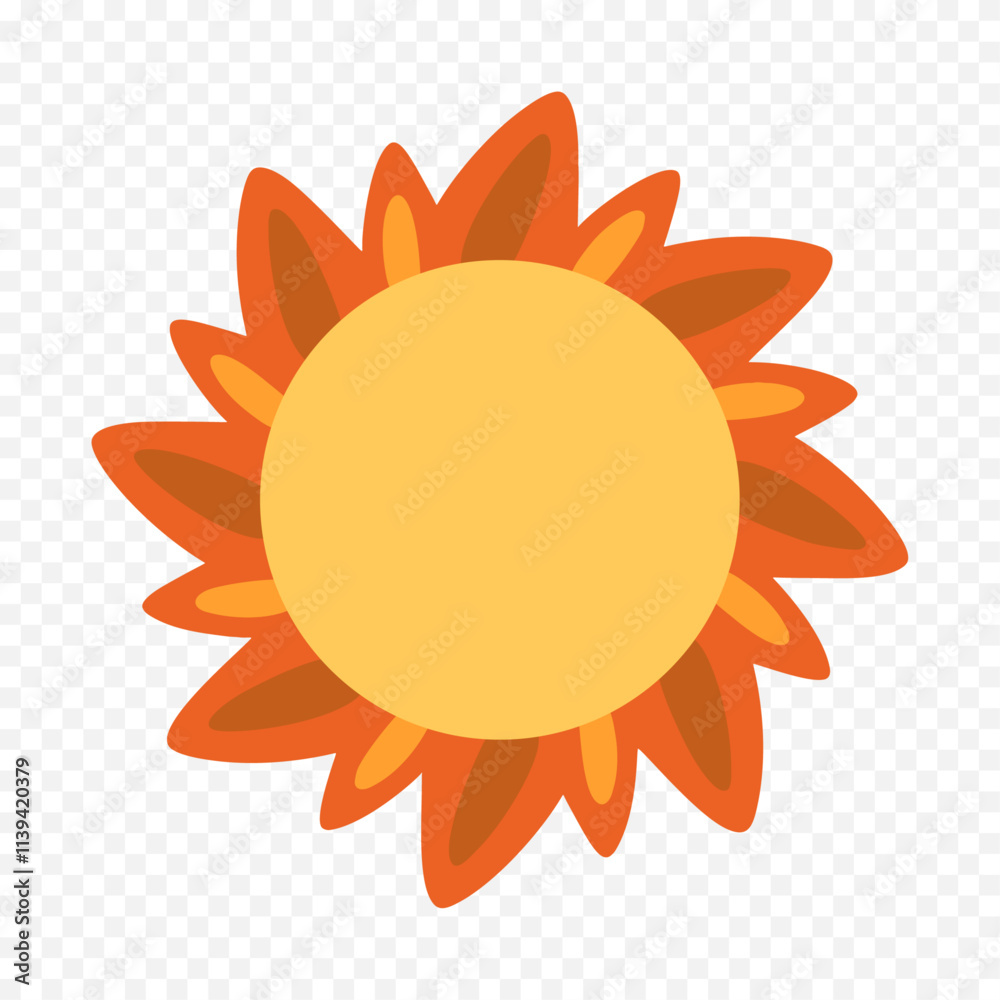 Hand draw cute sun illustration on white background Hand draw cute sun illustration on white background