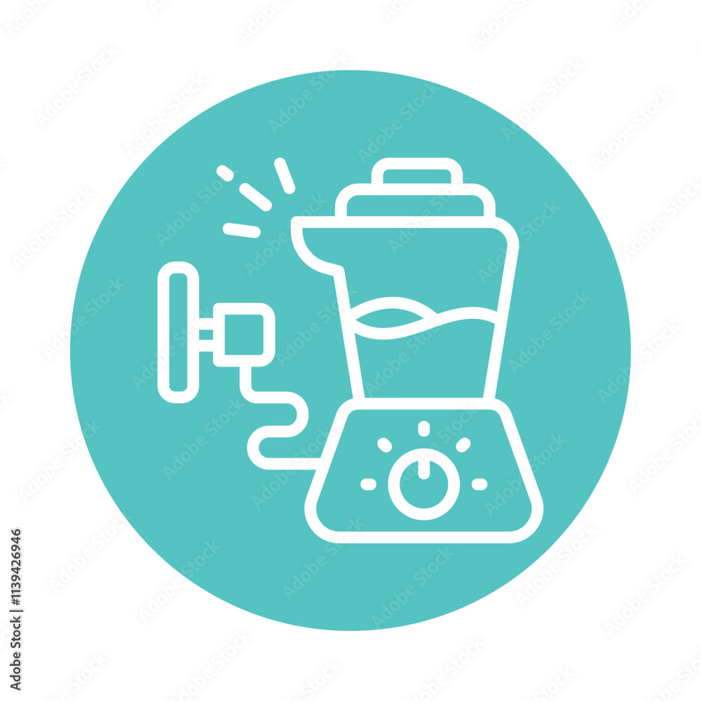 Blender vector Circle Outline Icon. Eps 10 File Blender vector Circle Outline Icon. Eps 10 File