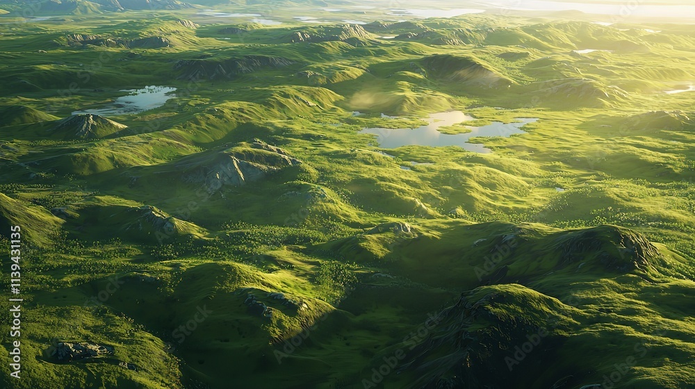 Aerial View of the Green Landscape in Iceland 16K Resolution Aerial View of the Green Landscape in Iceland 16K Resolution