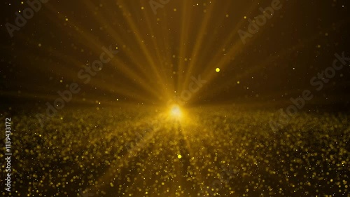 Celebration grand opening party happy golden glitter sparkles concept ceremony luxury black wavy background. Hi-Tech metaverse blockchain innovation tech data. celebration event glittering Holiday