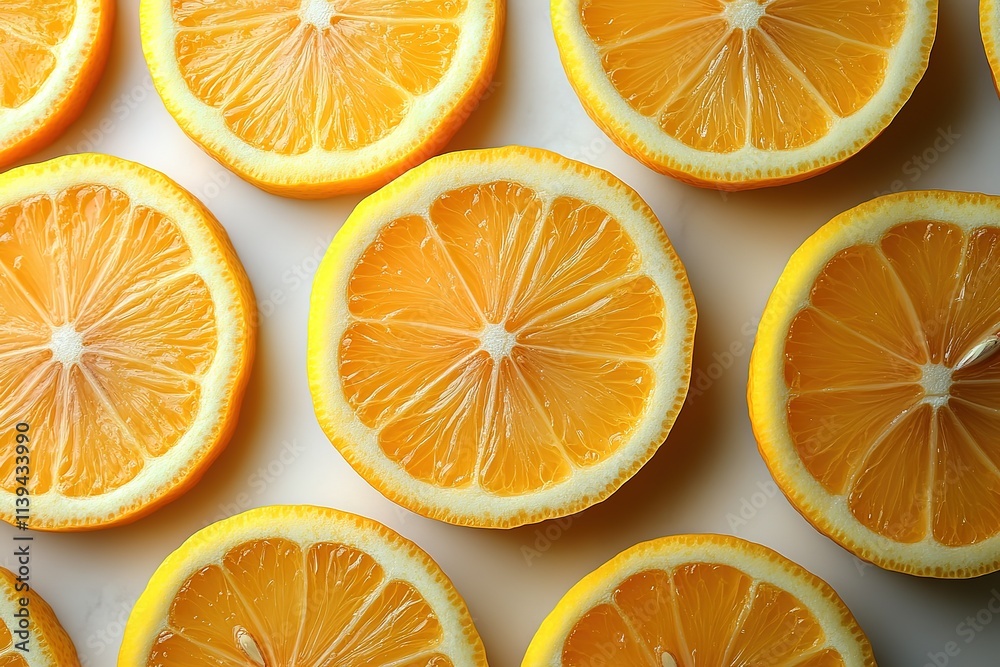 Obraz premium A close up of a sliced orange