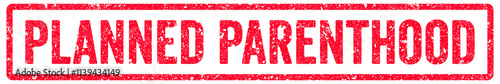 Photos Planned Parenthood Stamp Transparent Seal, Red Grunge Planned Parenthood Word Ru
