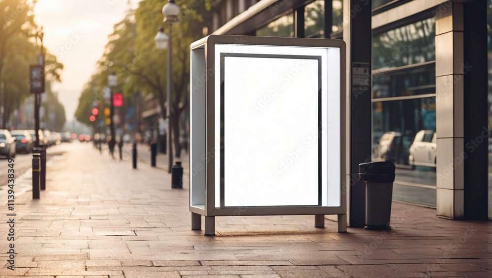 Blank Advertising Light Box Mockup: Versatile Marketing