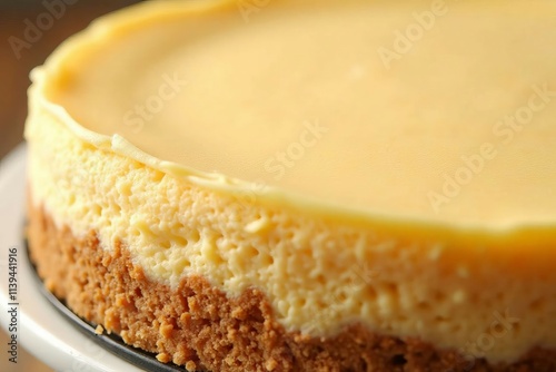 Delicious Creamy Cheesecake Ready To Serve photo