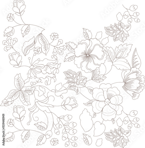 Emerald floral artistry, a testament to meticulous detail and graceful design-2