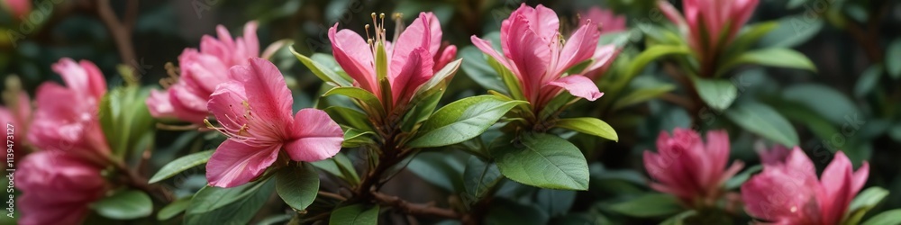 Small green bud on a rhododendron bush with tightly closed petals, blossom, plant, botanical Small green bud on a rhododendron bush with tightly closed petals, blossom, plant, botanical