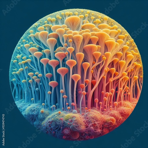327 SEM of Rhizopus stolonifer Hyphae with a sense of peace and