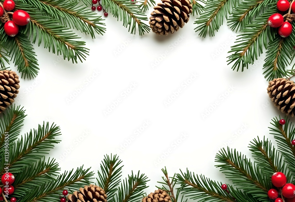 Christmas card with space for wishes Christmas card with space for wishes