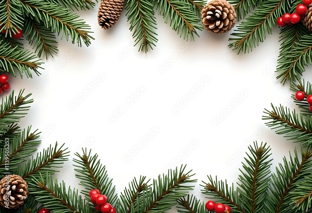 Christmas card with space for wishes Christmas card with space for wishes