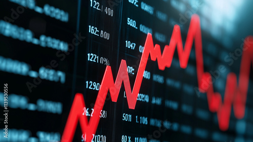 Red Line Stock Market Growt...