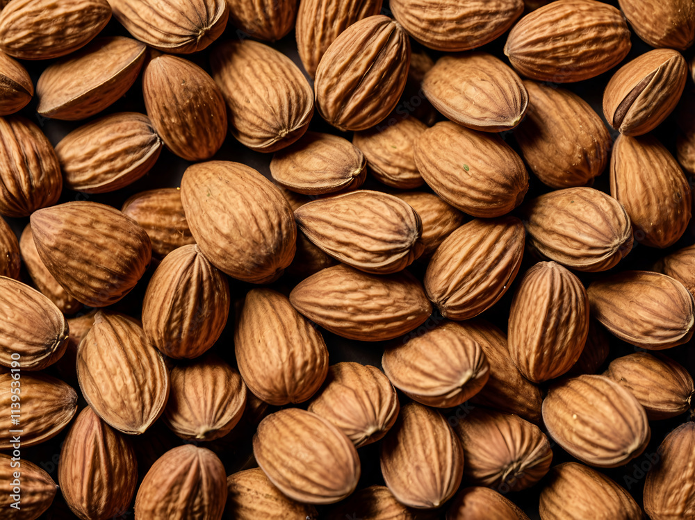 A Pile of Almonds A Bounty of Nutritional Goodness and Natural Energy A Pile of Almonds A Bounty of Nutritional Goodness and Natural Energy