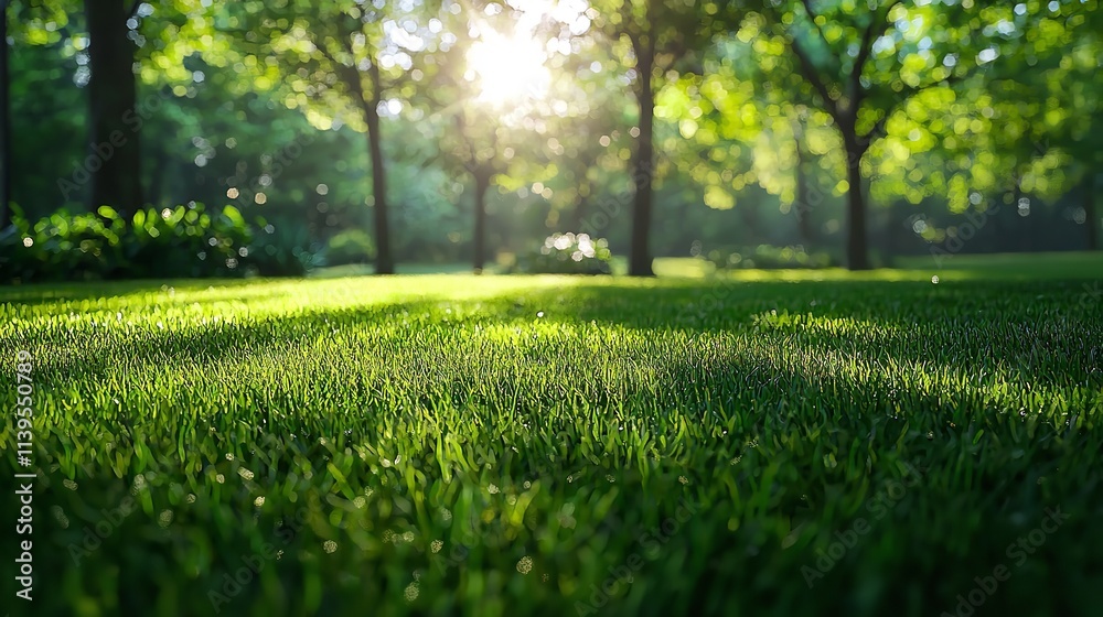 Green Grass and Trees at Sunlight 16K Resolution Green Grass and Trees at Sunlight 16K Resolution