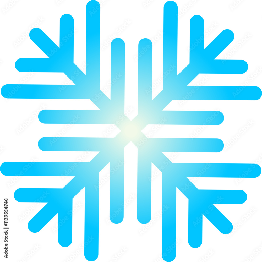 Beautiful gradient snowflake vector pattern. Beautiful gradient snowflake vector pattern.