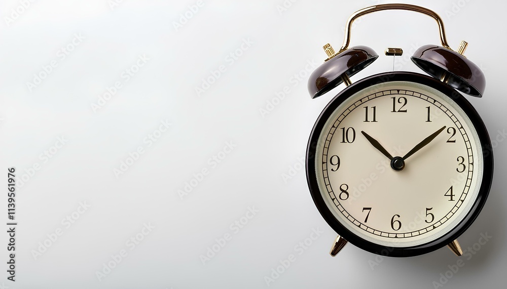 alarm clock on white background alarm clock on white background