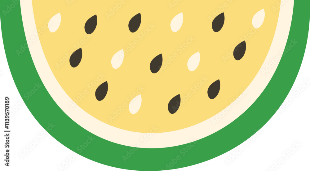 Fototapeta premium watermelon slice isolated on white