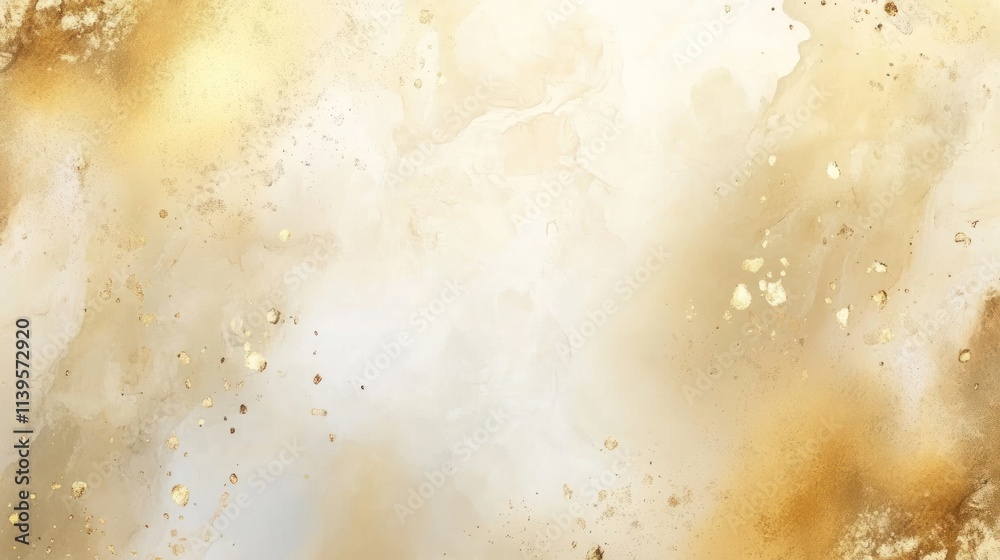 Abstract golden and cream texture with splashes, ideal for backgrounds or design elements. Abstract golden and cream texture with splashes, ideal for backgrounds or design elements.