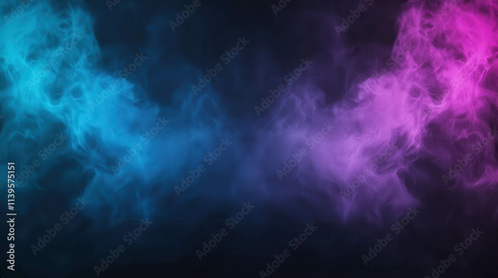 Elegant Swirling Background with Dramatic Blue and Pink Lines and Ethereal Smoke Elegant Swirling Background with Dramatic Blue and Pink Lines and Ethereal Smoke