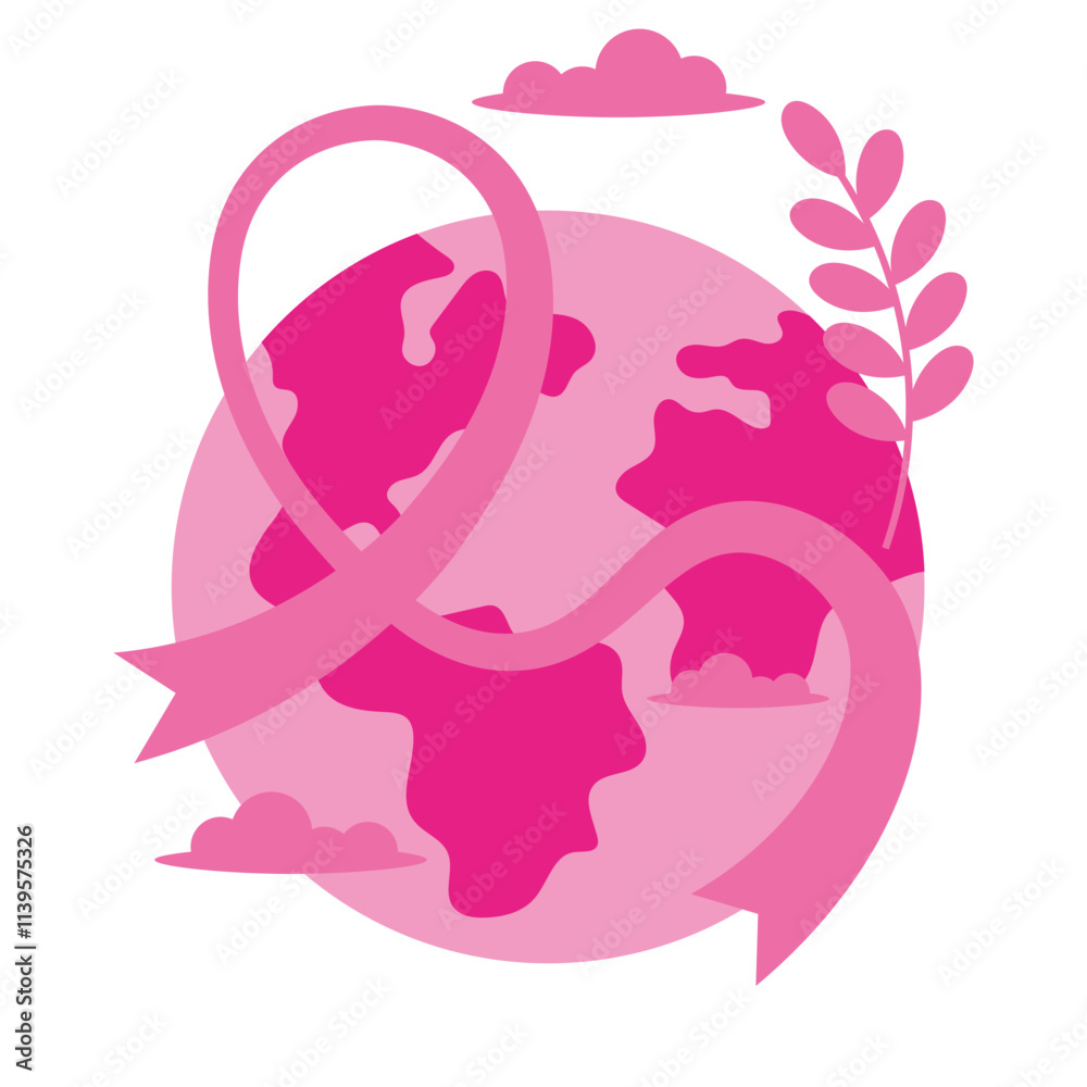 World Cancer Day Illustration World Cancer Day Illustration